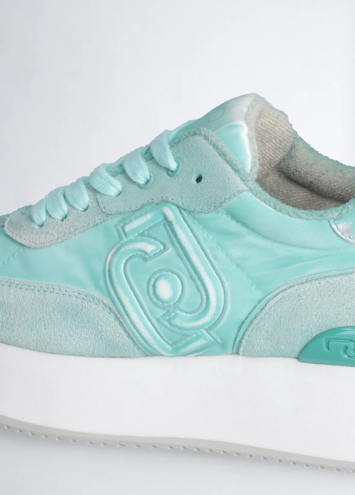 Sneakers platform délavé