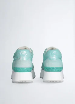 Sneakers platform délavé