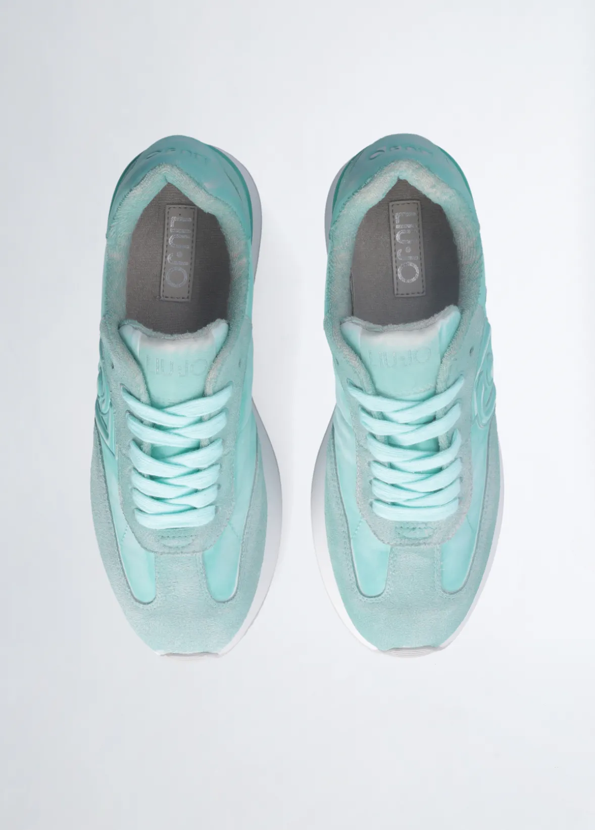 Sneakers platform délavé