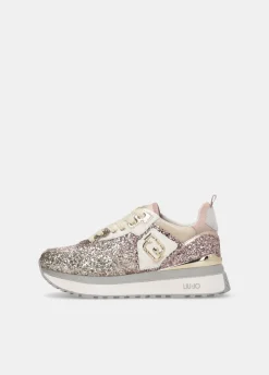 Sneakers platform full glitter