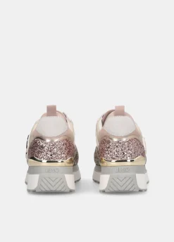 Sneakers platform full glitter