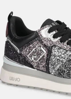 Sneakers platform full glitter