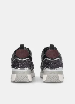 Sneakers platform full glitter