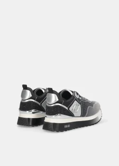 Sneakers platform full strass