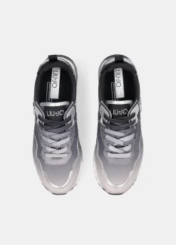 Sneakers platform full strass