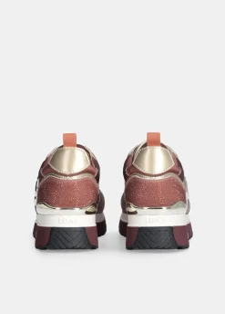 Sneakers platform full strass