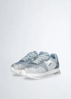 Sneakers platform glitterate