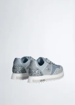 Sneakers platform glitterate