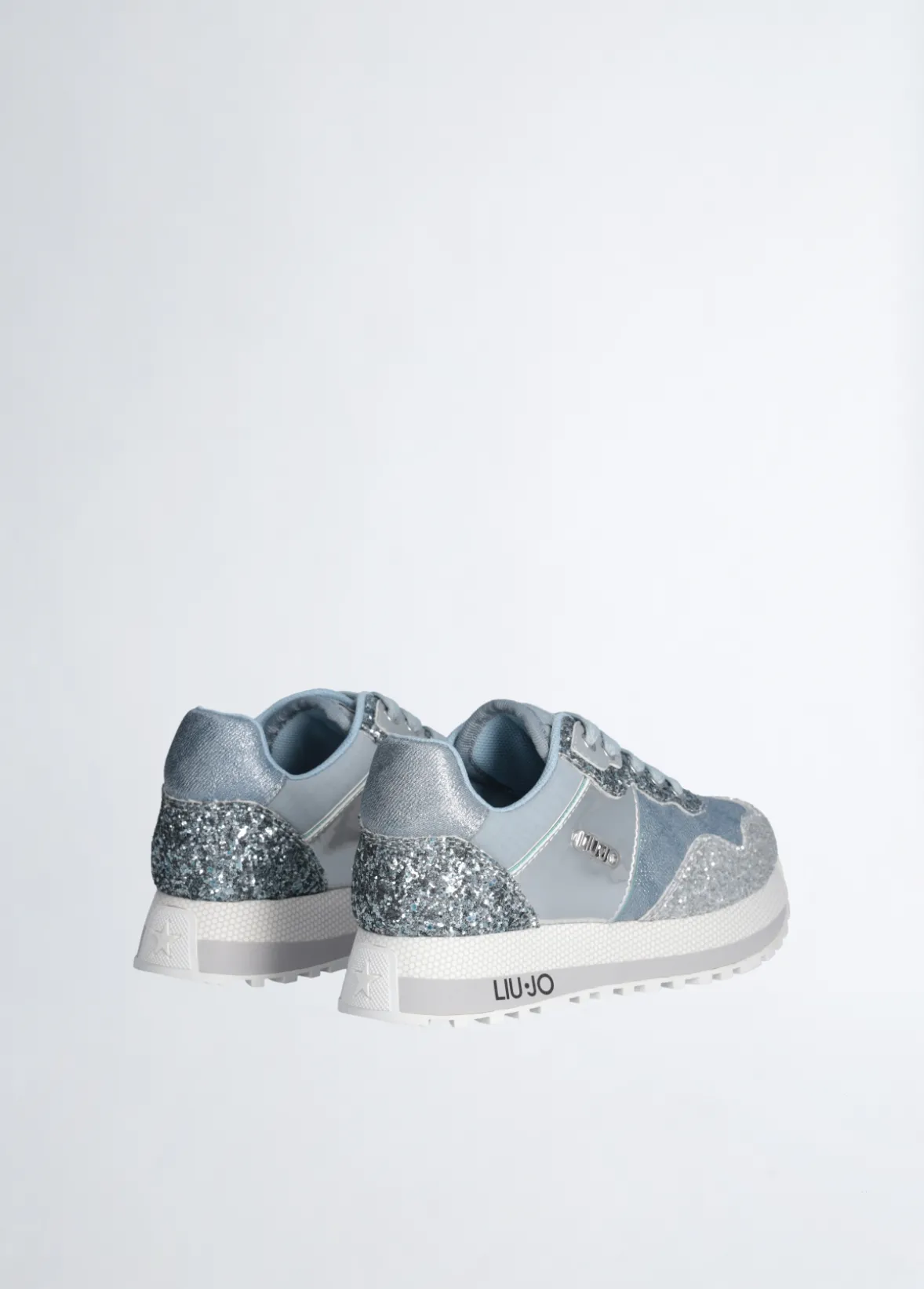 Sneakers platform glitterate
