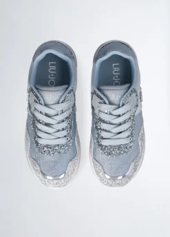 Sneakers platform glitterate