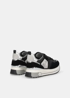 Sneakers platform in paillettes