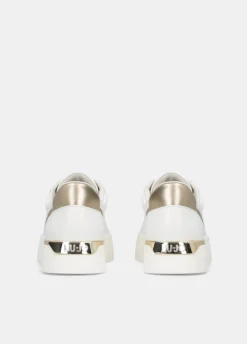 Sneakers platform in pelle
