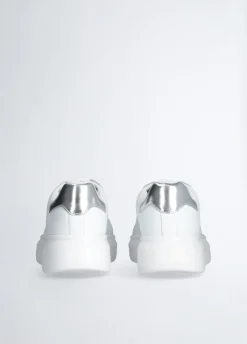 Sneakers platform in pelle