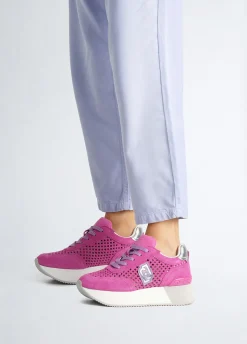 Sneakers platform traforate