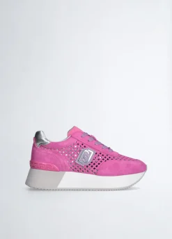 Sneakers platform traforate
