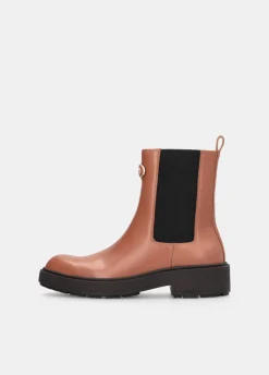 Stivaletti beatles in pelle