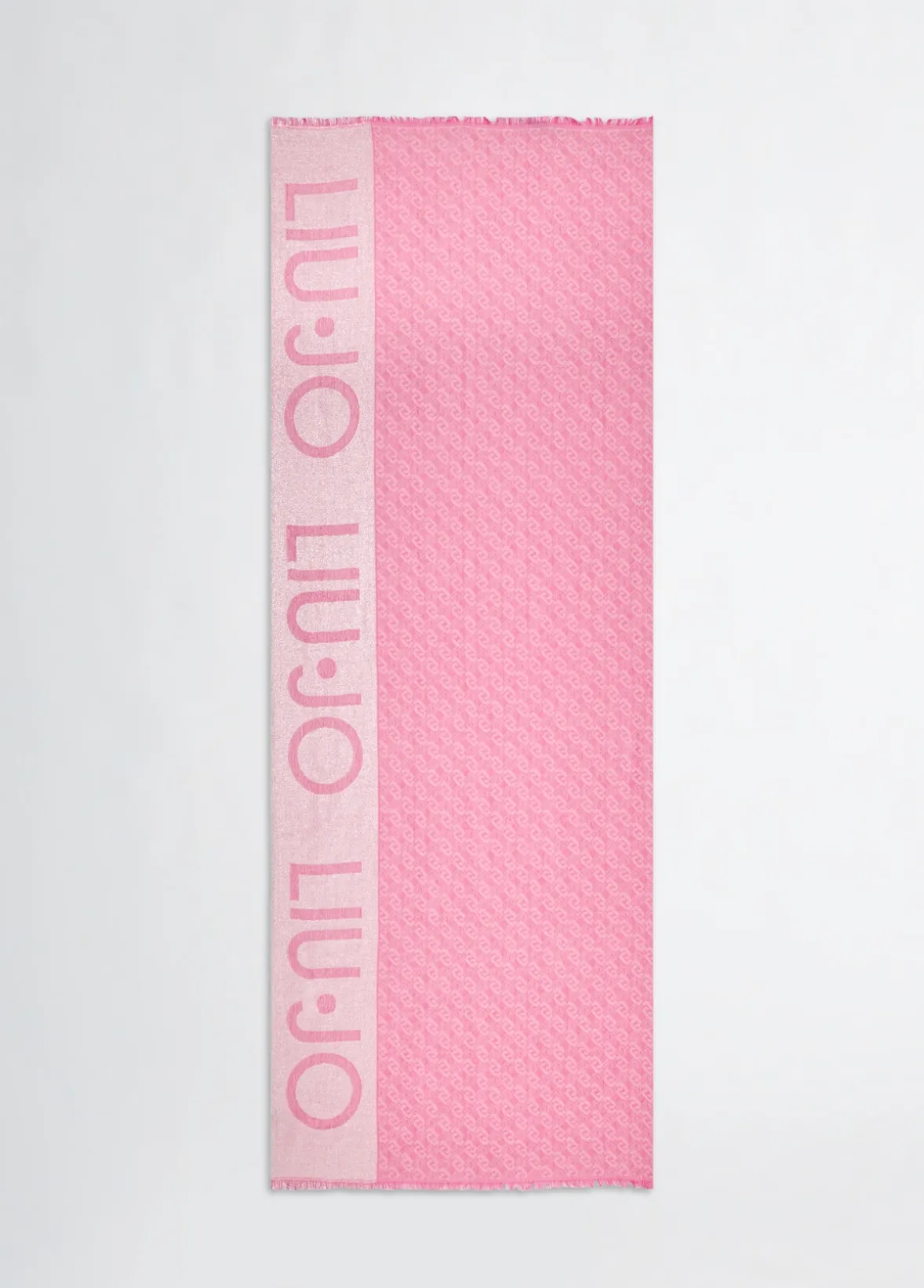 Stola con logo jacquard