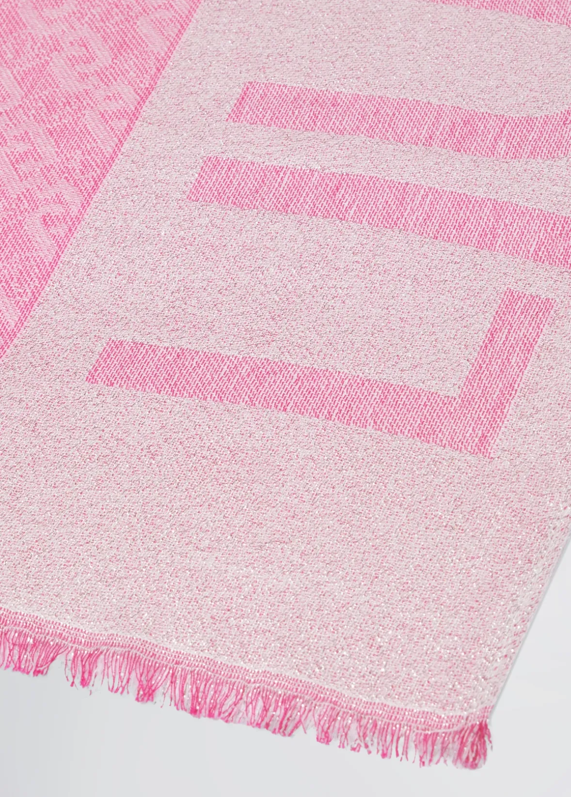 Stola con logo jacquard