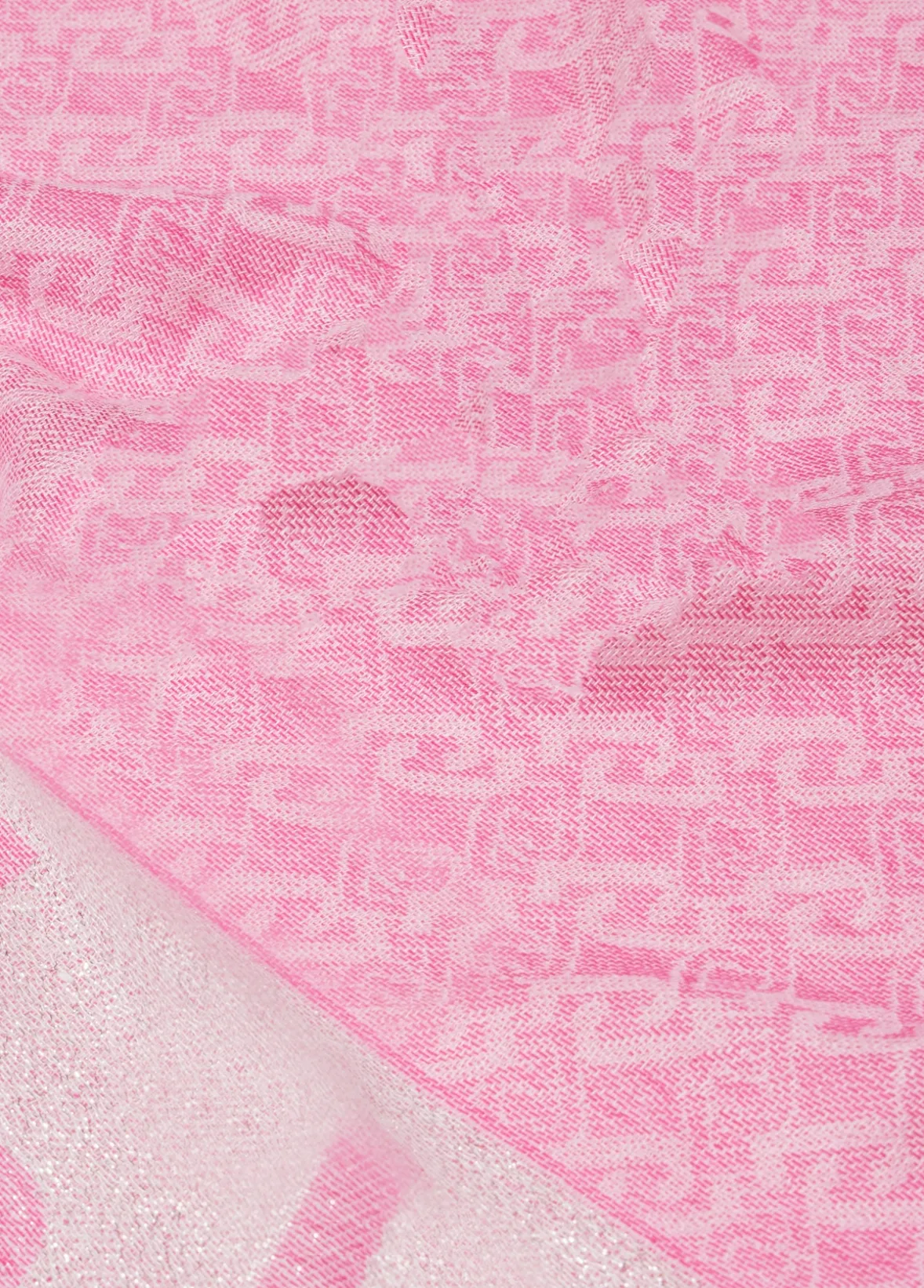 Stola con logo jacquard