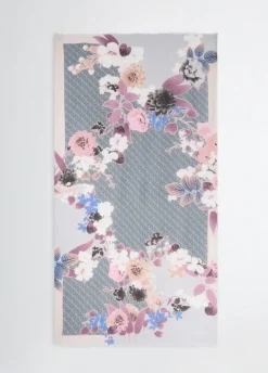 Stola con stampa floreale