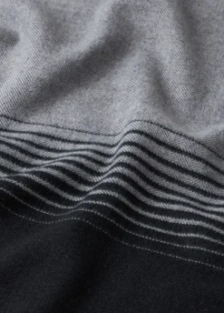 Stola in maglia a righe