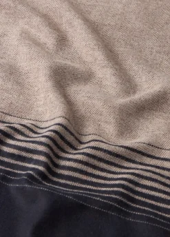 Stola in maglia a righe