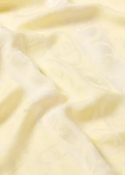 Stola jacquard con logo
