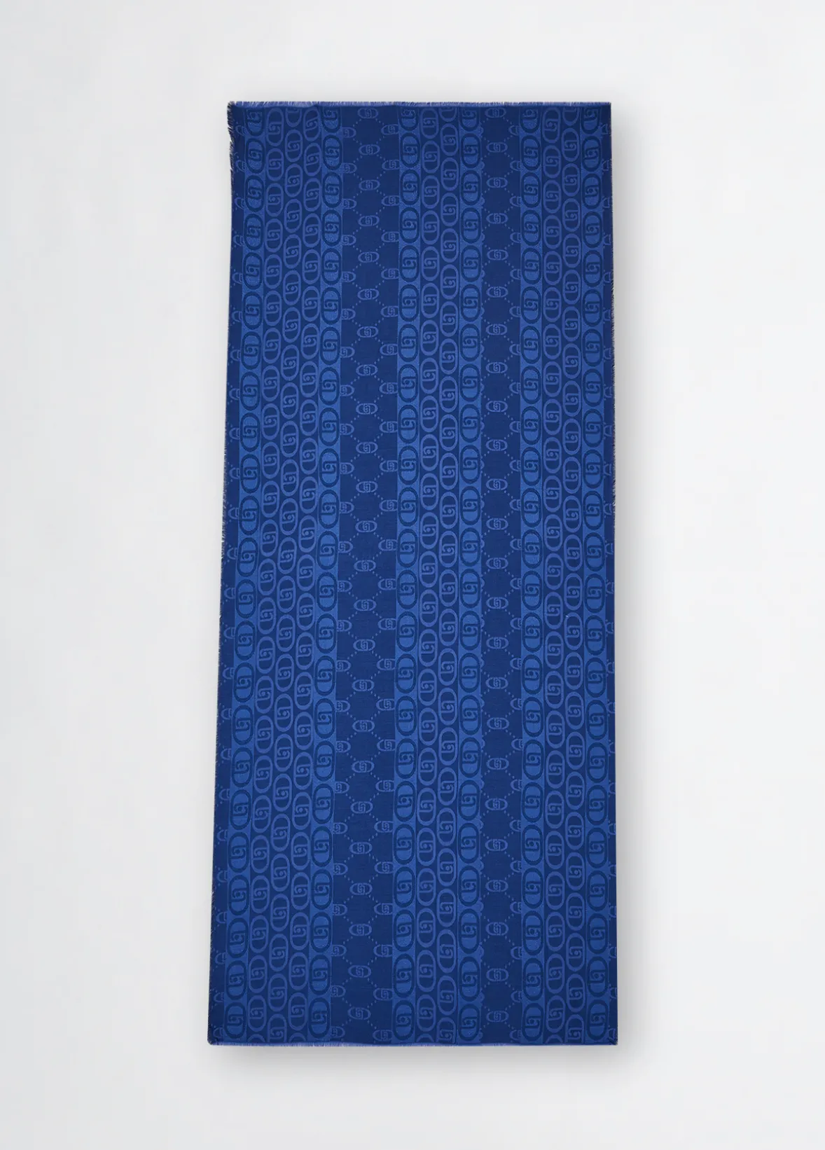 Stola jacquard con logo