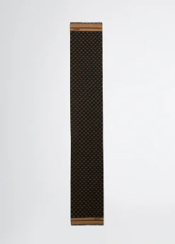 Stola jacquard con logo