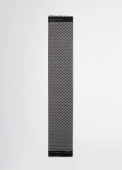 Stola jacquard con logo