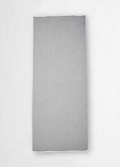 Stola jacquard con logo