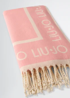 Telo mare in cotone jacquard