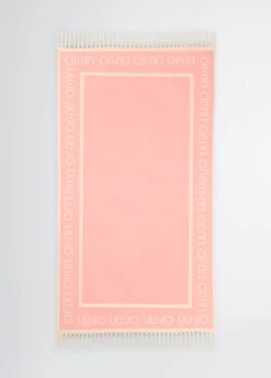 Telo mare in cotone jacquard