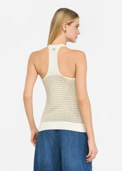 Top a righe lurex®