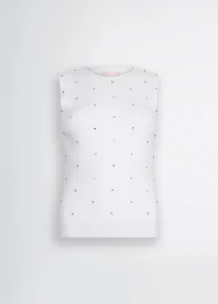 Top con pietre gioiello