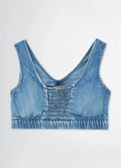 Top in denim
