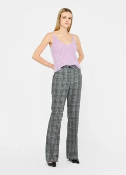 Top in lana e alpaca