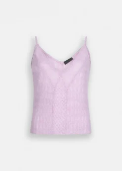 Top in lana e alpaca