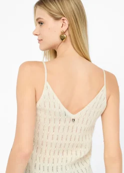 Top in lana e alpaca