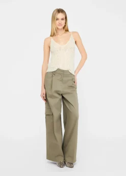 Top in lana e alpaca