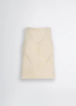 Top in maglia con cut-out