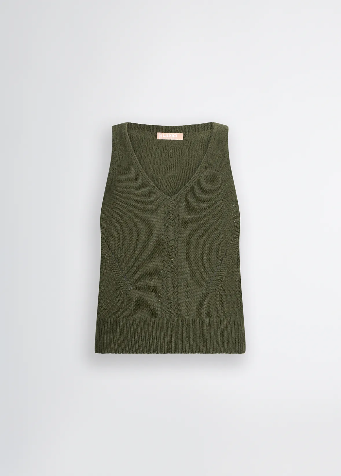 Top in maglia con cut-out