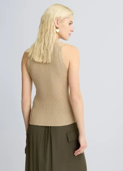 Top in maglia lurex®