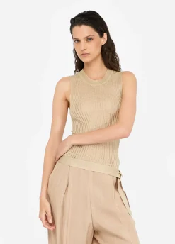 Top in maglia lurex®