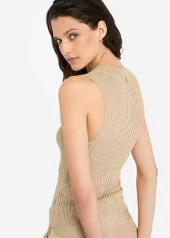 Top in maglia lurex®