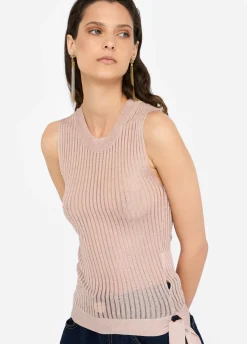 Top in maglia lurex®