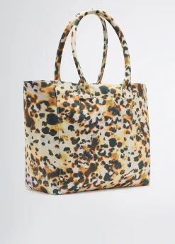 Tote bag grande in tela stampata
