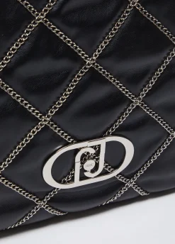 Tote bag LaPuffy grande con catene