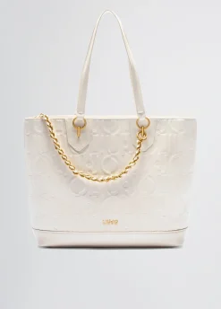 Tote bag media con catena decorativa