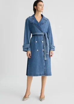 Trench in denim